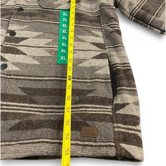 NWT Jachs New York Mens Aztec Sherpa-Lined Snap Button Jacket XL - Picture 8 of 16